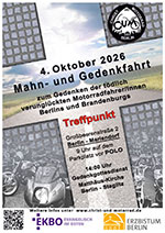 Mahn und Gedenkfahrt 2026